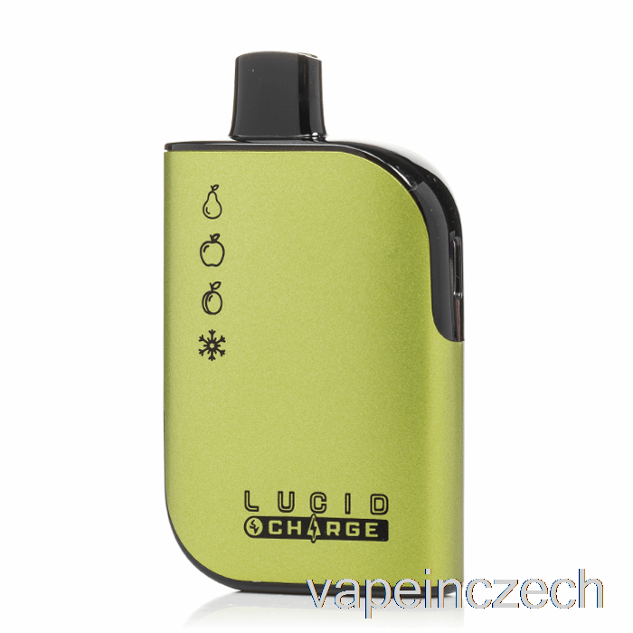 Lucid Charge 7000 Jednorázová Ledová Vapka Broskev Jablko Hruška Bez Nikotinu